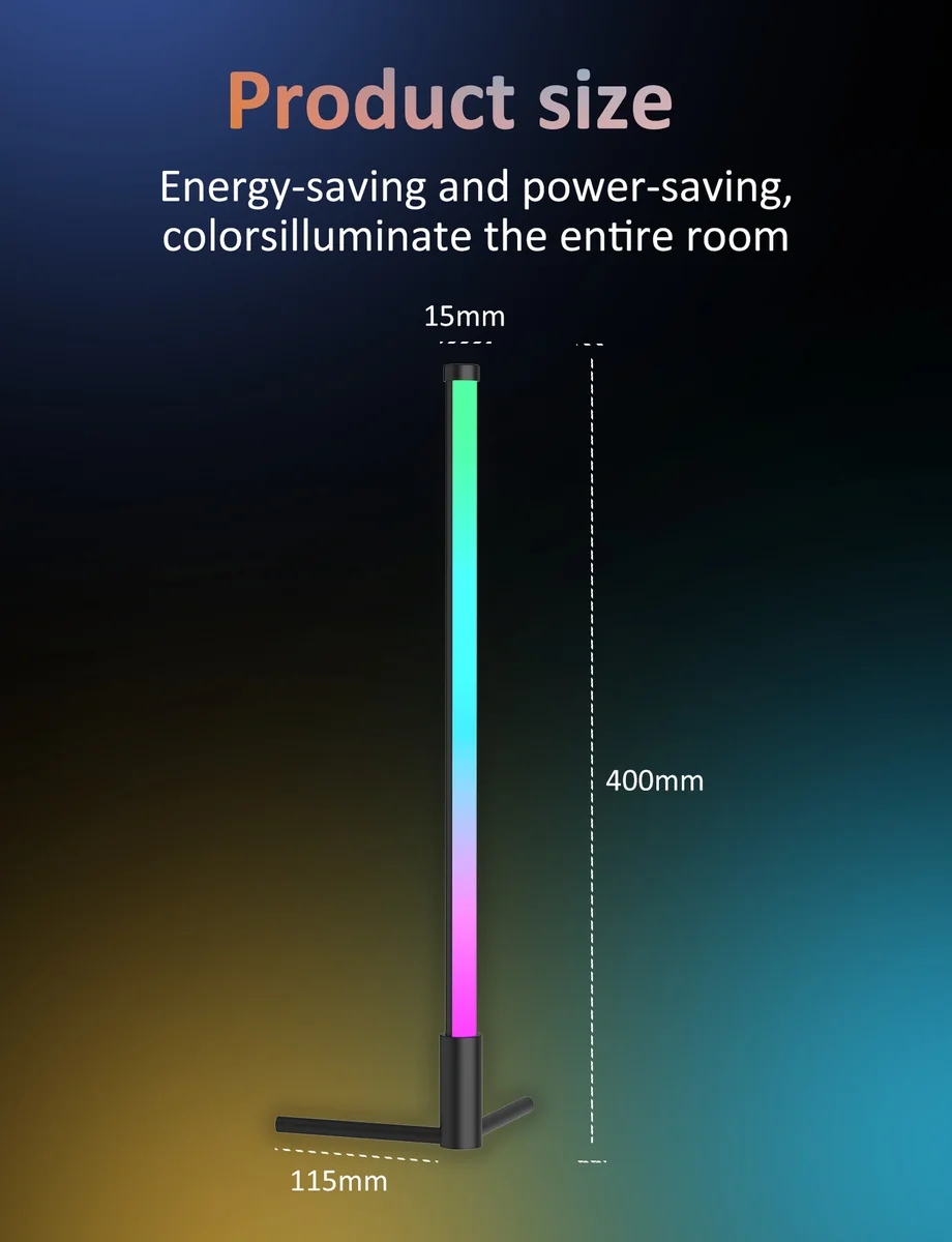 مێزی سەر ڕێگەی كۆنەی RGBIC زیرەك درێژایی 40 سم - 4