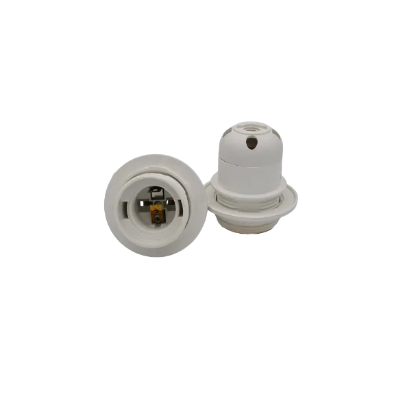 هولدر ثريا خشن ابيض E27