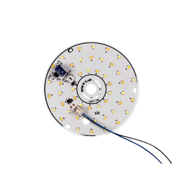 چراغ ئێل ئی دی ڕاستەوخۆ 12 وات بەڵێندەی 11 سم ڕەنگی دووگانه فیشی دەرەکی