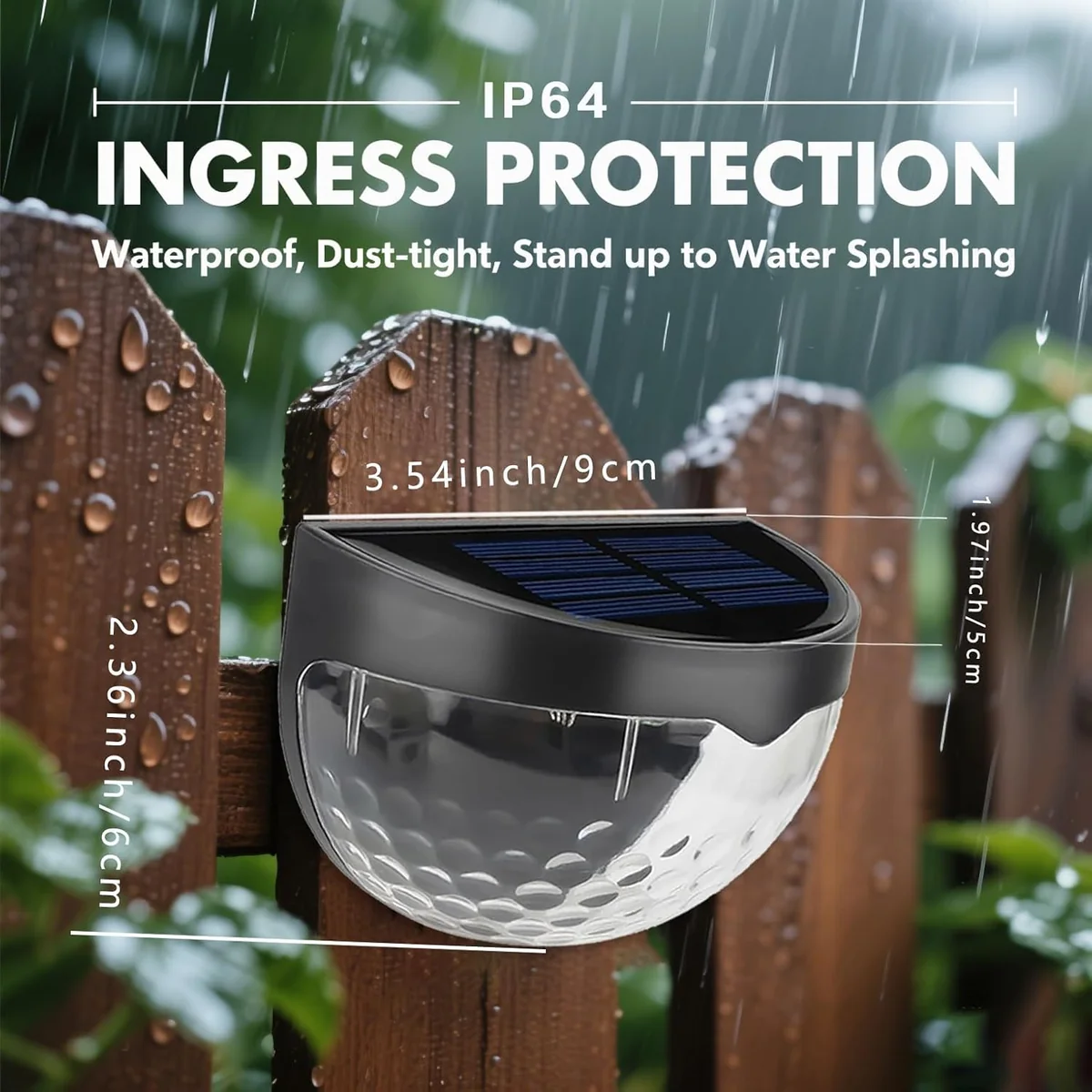 براكيت جداري طاقه شمسيه اناره شمسي شكل نصف دائره - image 2