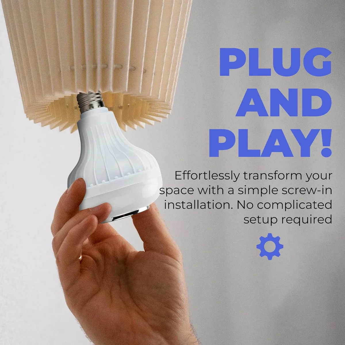 مصباح بلوتوث 12 واط الوان ريموت - 4