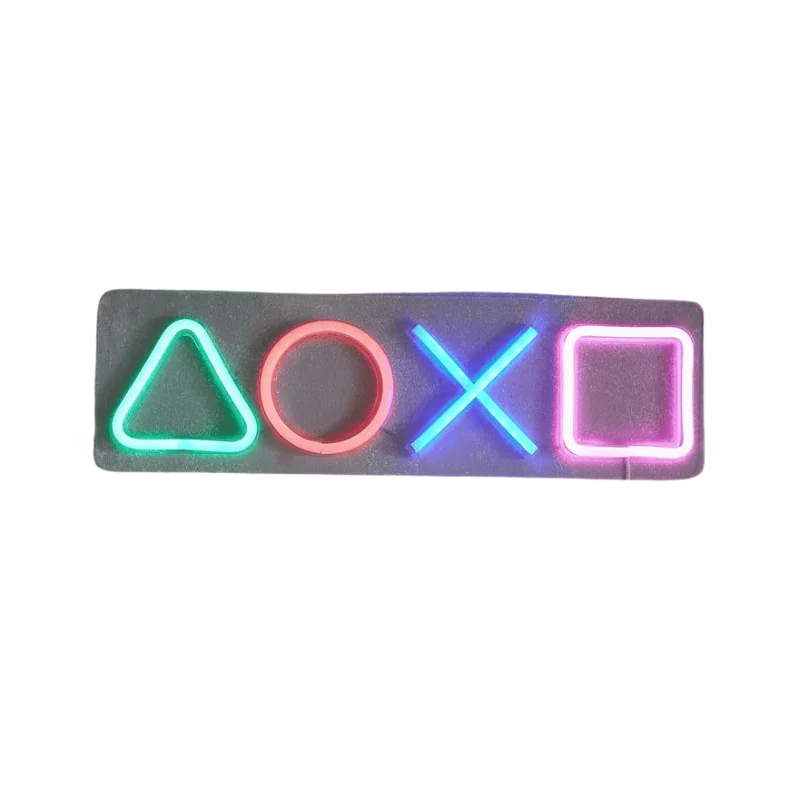 بەڵگەنامەی كەمینەی نیشانەکانی جۆستیک (X چوارگۆشە، خوار، سێگۆشە)