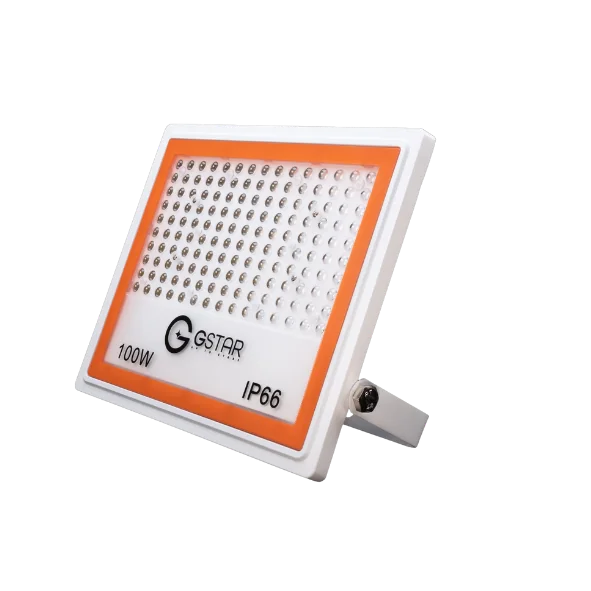 پرۆژێکتەر 100 وات (خۆرەکی) نوێ، چوارچێوەی پرتهقاڵی، جی ستار - هەساس