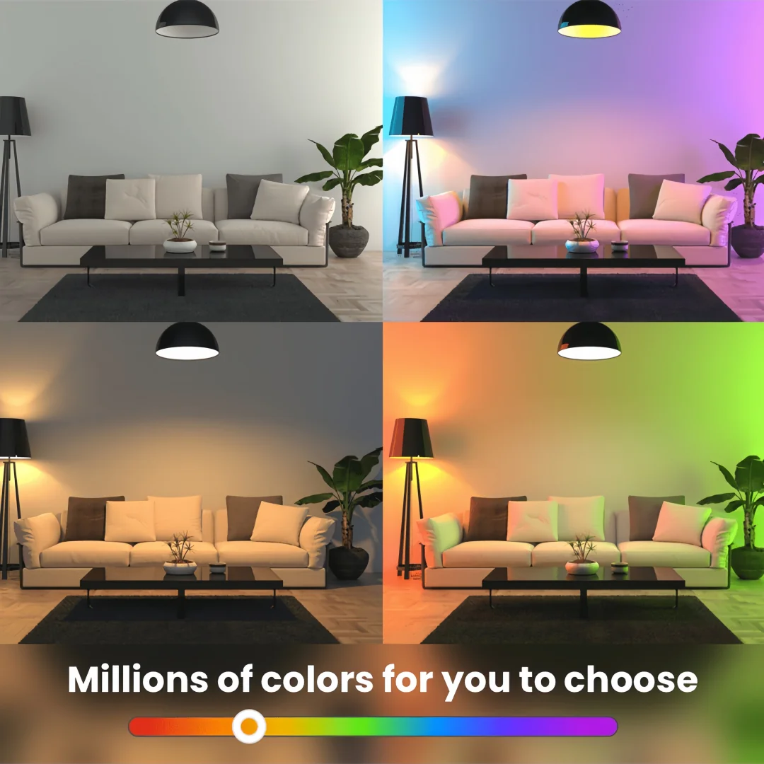 مصباح RGB+CCT سمارت 9 وات تویا بلوتوث - 2