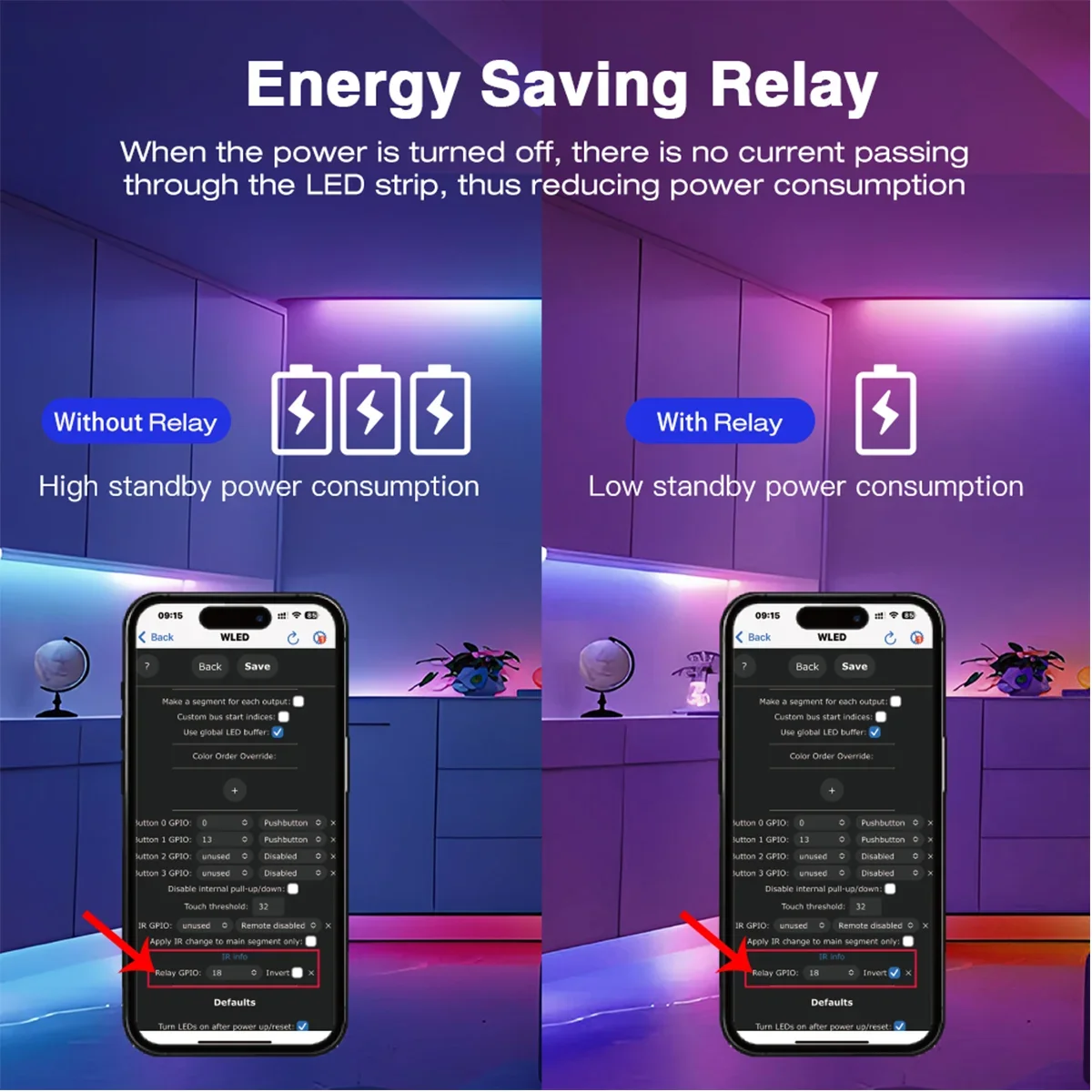 کۆنترۆڵی ESP32 سمارت WLED بۆ جۆرەکانی ڕێژەی RGBIC+CCT بە پۆرتی ئیثرنێت - 3