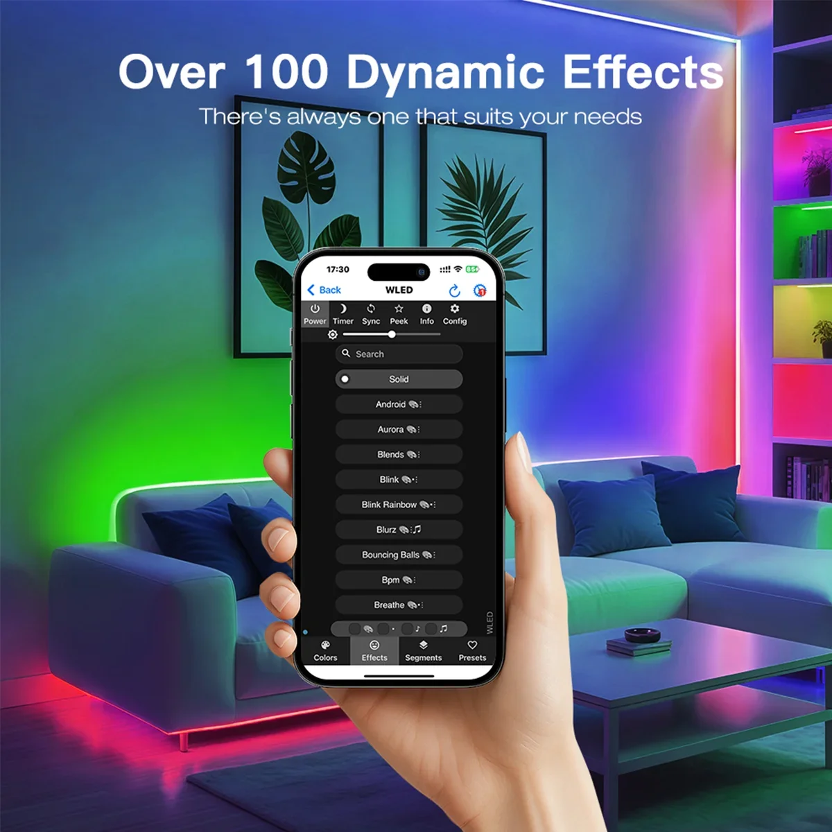 کۆنترۆڵی ESP32 سمارت WLED بۆ جۆرەکانی ڕێژەی RGBIC+CCT بە پۆرتی ئیثرنێت - 5