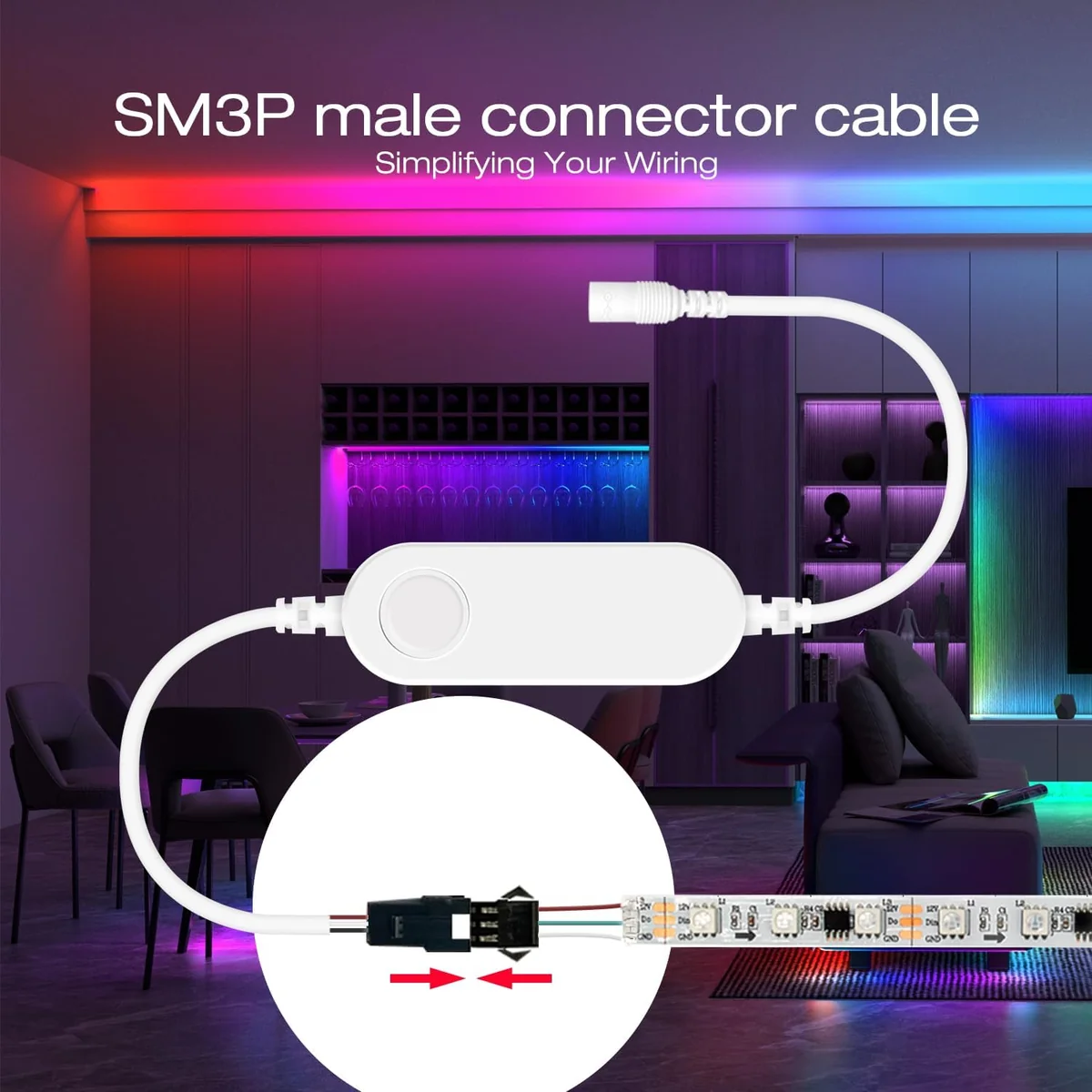 کۆنترۆڵی RGBIC سمارت ESP8266 مینی WLED سپی - 7