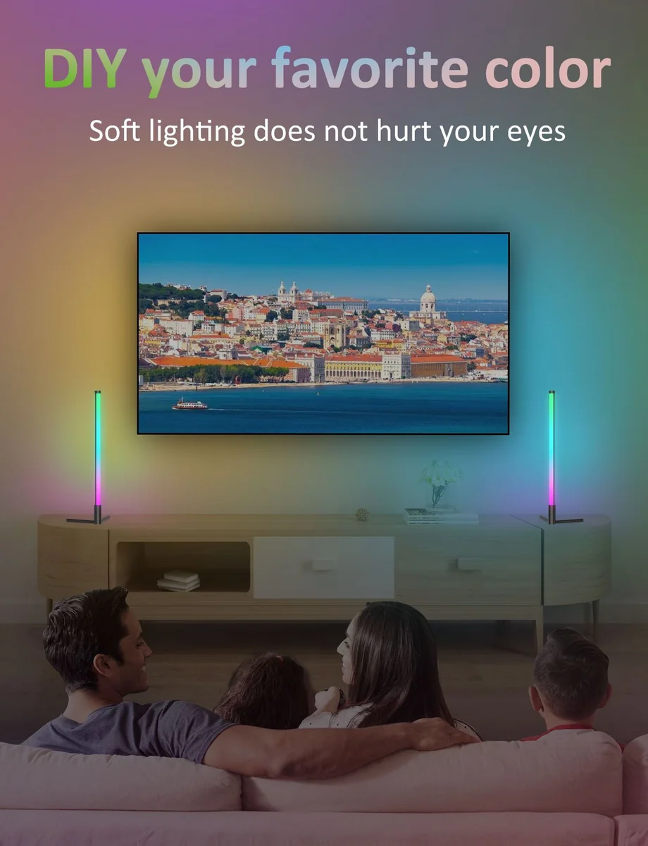 مێزی سەر ڕێگەی كۆنەی RGBIC زیرەك درێژایی 40 سم - 3