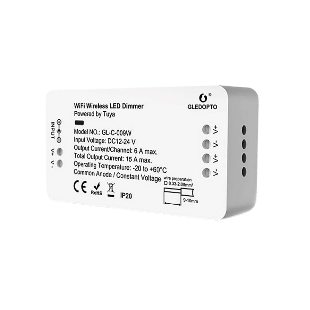 دیمەر نیشرەی ڕەنگێکی تاک 12-54 ڤۆلت 5 ئەمپێر تویا سمارت