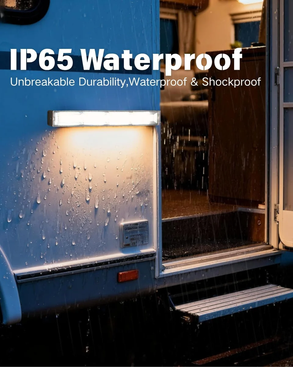 چراغی بەردەست بە ڕەنگی دووگانه، ئەمرجەنسي، درێژایی ٣٨ سم، جەستەی زێرین - 3