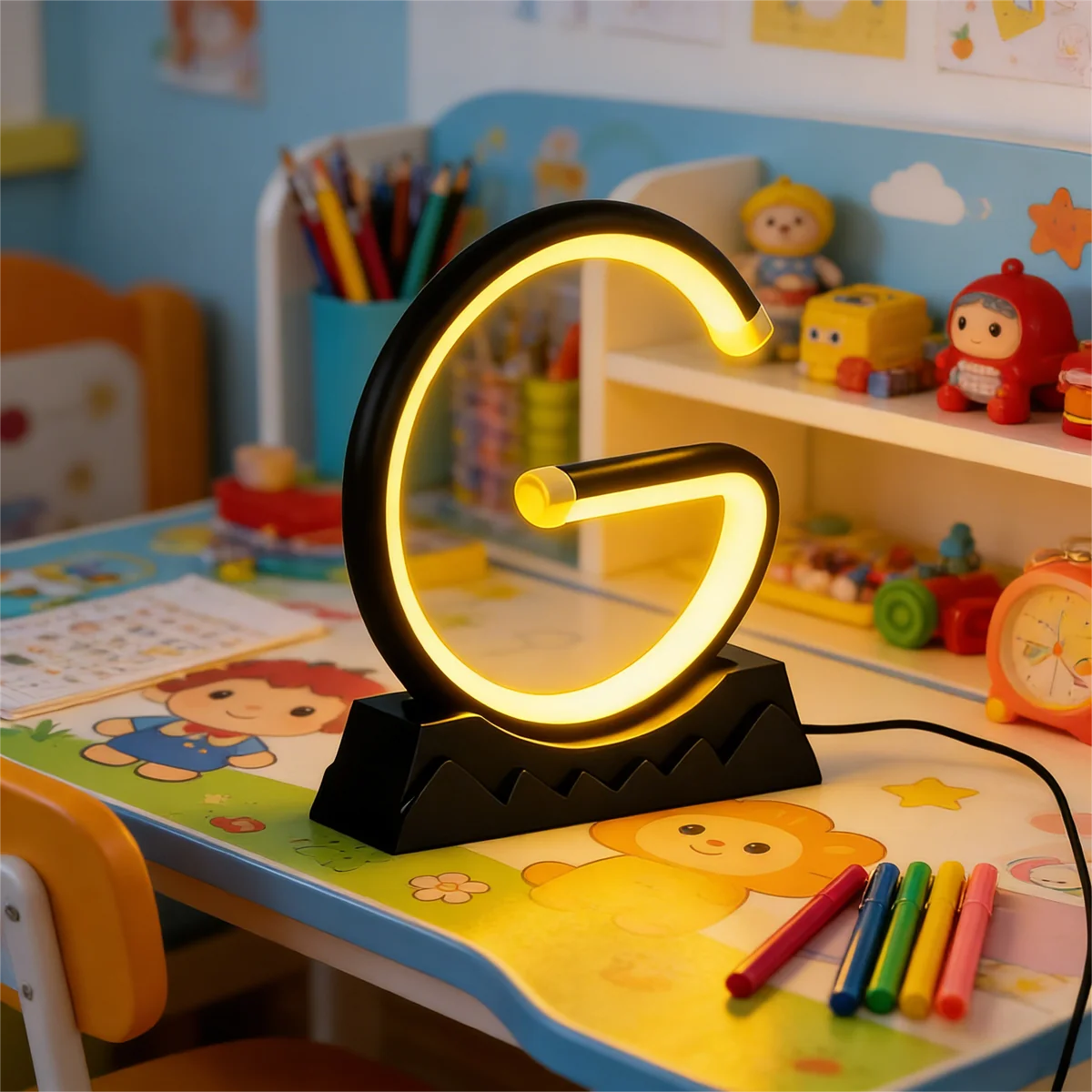 تیبڵم حه‌رف G به‌دی ڕەش ده‌بل لوون - 4