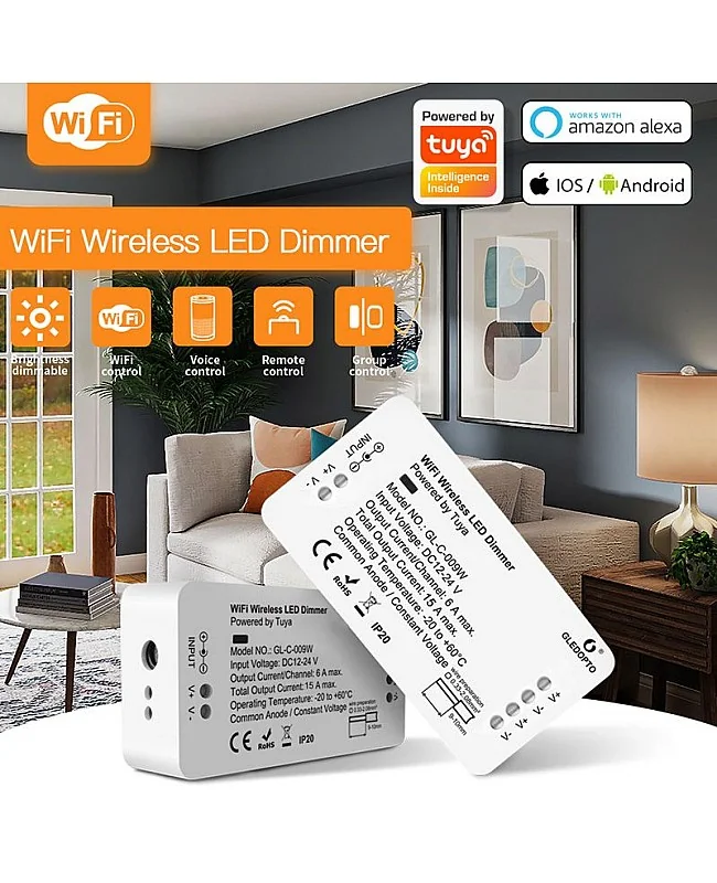 دیمەر نیشرەی ڕەنگێکی تاک 12-54 ڤۆلت 5 ئەمپێر تویا سمارت - image 2