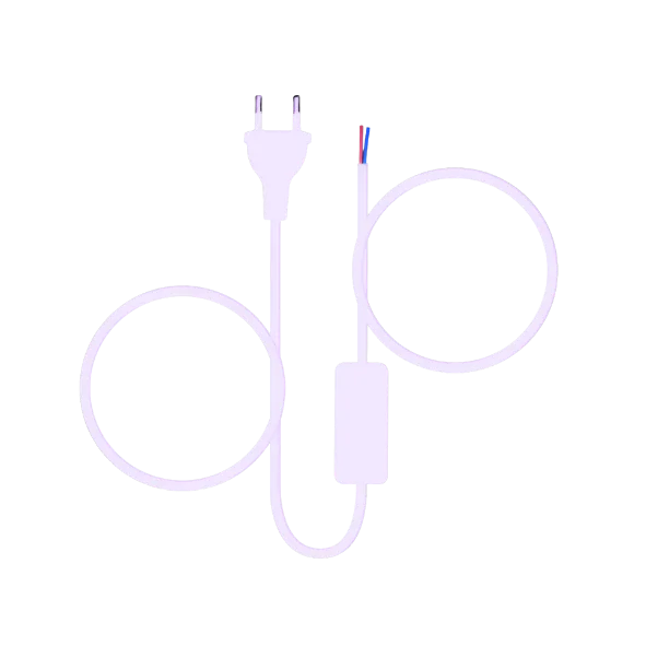 واير تيبڵەم (سفید) لەگەڵ دەمەڵیگە و ماچە دووانە